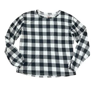 Cat & Jack Girls Plaid Long Sleeve Top